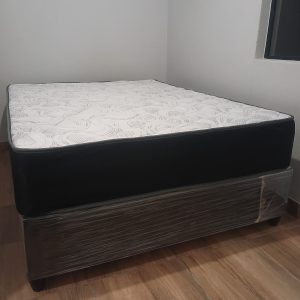 Sleek Double Bed with Premium Mattress – Elegance Meets Everyday Comfort